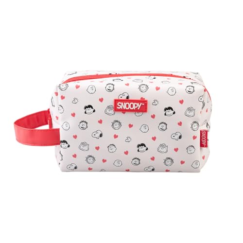 Neceser Mujer Maquillaje Snoopy Impermeable - Estuche Maquillaje Viaje con Cremallera - Bolsa Maquillaje, Bolsa de Aseo Mujer : Snoopy Regalos