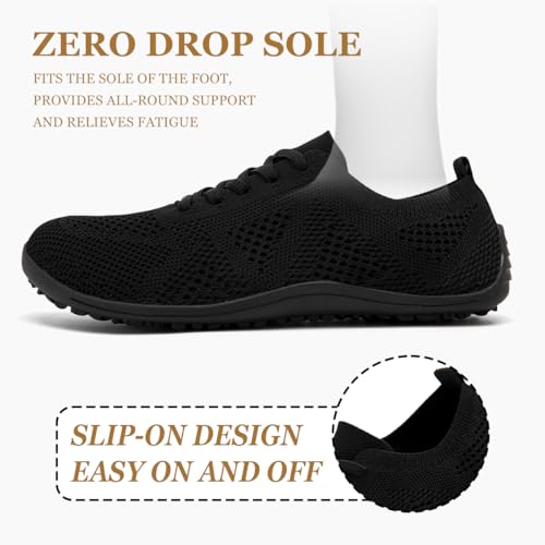 Women Barefoot Shoes Slip on Casual Walking Minimalist Zero Drop Sole Non Slip Soft Breathable Lightweight Sneakers Fashion Yoga Shoes2