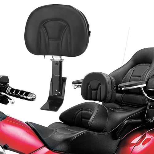 Coussinet de dossier de selle réglable noir pour moto routière GL1800 2001-2017