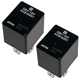 2Pcs CB1-12V ACB13201 Relay 12VDC 40A 5 Pins Plug in