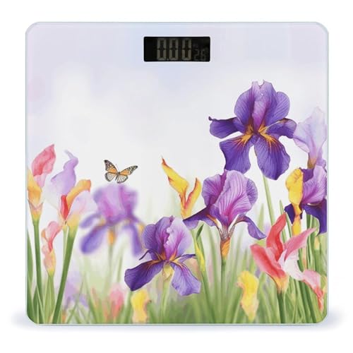 Iris Flower Butterfly báscula digital precisa hasta 180 kg miniatura 1