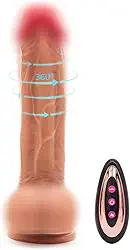 Protese Realistico Rotativa Com Vibrador Potente X4S