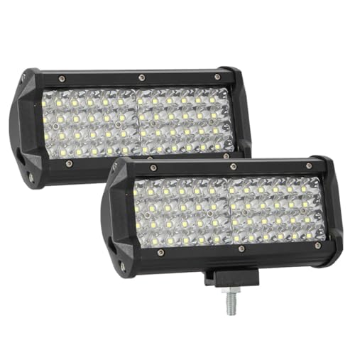 Barra de luces LED antiniebla de 7 pulgadas para acampada salvaje y navegación nocturna