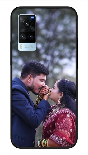 Image of NDCOM for Customised Vivo X60 Back Cover | Premium Slim Vivo X60 Phone Case | Vivo X60 Mobile Cover DIY Personalised Photo Design | Customized Gift Custom Text Name Printed Metal Case