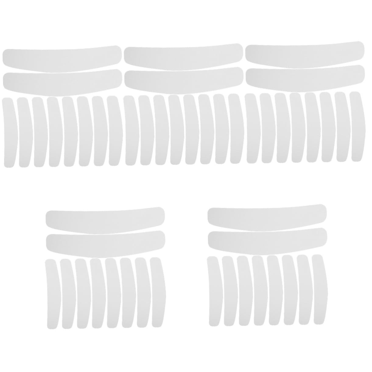 Ipetboom 5sets Collar Stays for Men's Shirts Adhesive Bend-resistant Suit Collar Stays 10pcs*5