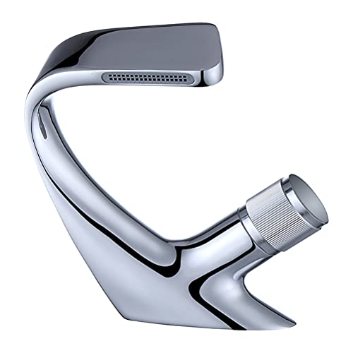 Robinet mitigeur cascade de lavabo monocommande à entraxe large