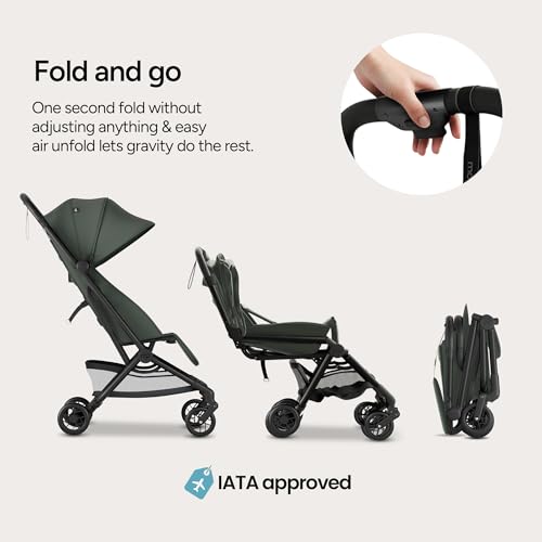 Image of Mompush Velo Compact Travel Stroller One-Hand Fold, Carry-on Approved
