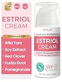 STILIP Estrogen Cream for Women–Estriol Cream for Women Menopause Support, Hydrating Phytoestrogen Moisturizer with Pueraria Mirifica & Soy Isoflavones, Firms Skin and Hormone Balance, 3.5 oz