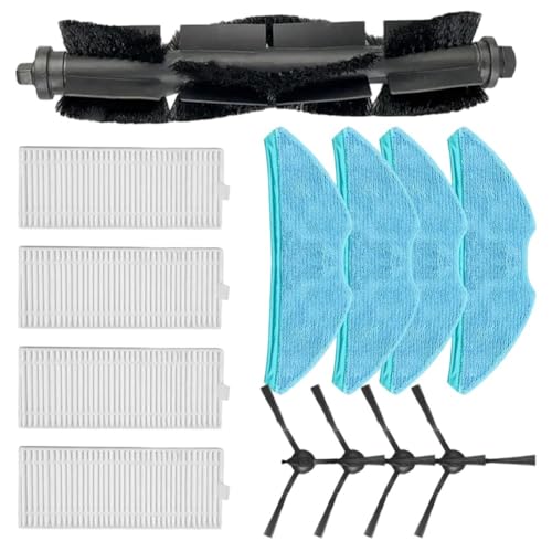 PETSTIBLE Kit de rechange pour aspirateur robot TP-Link Tapo, brosse principale, filtres, brosses latérales, serpillères pour RV30 Plus, RV20, RV10, RVA100, HomeRun 2000/3000 Series