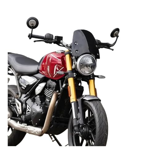 Extension pare-brise moto Speed 400 et Scrambler 400X 2024 déflecteur de vent noir