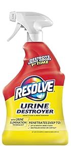 Resolve Urin-Zerstörer-Spray Flecken- und Geruchsentferner 100 ml