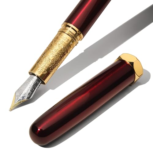 Image of Ferris Wheel Press | Bijou Fountain Pen | Ambrosia Indulgence | Double Gold Plated, Sapphire Lacquer Finish | Two-Tone Steel Nib | Fine Nib