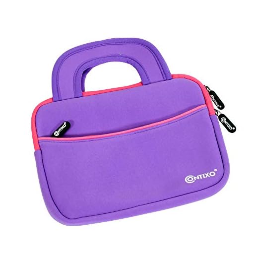 Contixo 10" Tablet Sleeve Bag Compatible for Contixo K101 Kids Tablet Purple