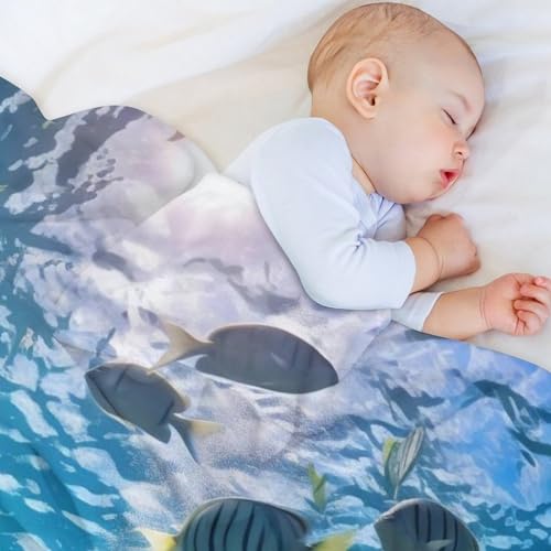 Couverture de canapé motif poisson pour vos soirées cocooning en hiver - 5