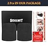 SOULWIT 2Pcs Microphones Pop Filter for Shure MV7/MV7X, Protective Mic Cover Windscreen Foam - Black #2