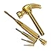 GreatNeck 19006 5-in-1 Hammer, Stocking Stuffers, Built in Multitool Screwdriver, Chrome Plated to Resist Rust, Tackle Basic Household Tasks, Gifts For Men, Gifts For Women