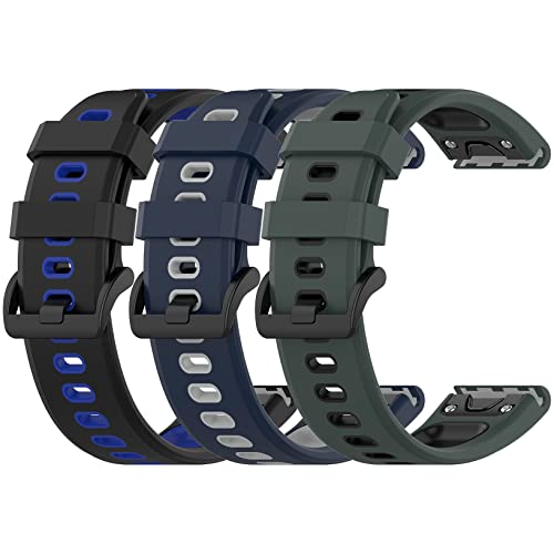 Correa deportiva de silicona para Garmin Fenix 7/8 miniatura 1
