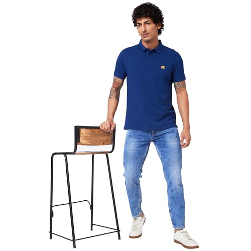 Image of Spykar Men's Kano Slim Fit Mid-Rise Jeans (Ankle Length)
