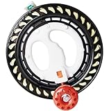 [HYBIZEJZ] Kite Reel Winder Wheel Handle with Line, Kite String Reel for Kids & Adults Equipped with a 1312 Foot Rope and Locking Device [8' Black]