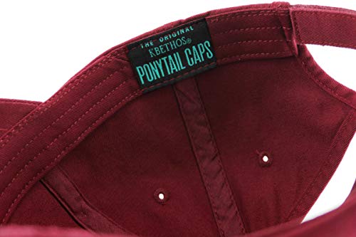 Image of Classic Plain Ponytail Messy High Bun Headwear Adjustable Cotton Trucker Mesh Glitter Hat Baseball Cap
