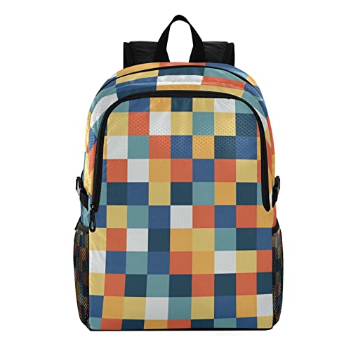 Sac à dos léger pliable au motif artistique abstrait et structure déperlante