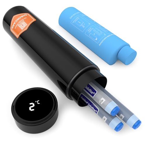 Image of DISONCARE 60H 4 Pen Insulin cooler travel case Temp Display Medication Cooler For Medicine Travel TSA Approved Ice Pack Diabetic Medical Cooler Diabetes Bag EpiPen with QR Medical Tag