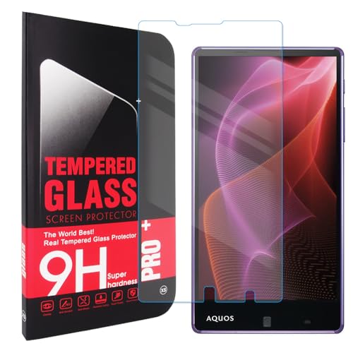 AQUOS ZETA SH-01H ���� �K���X�t�B���� �t���ی�t�B���� �ϏՌ� �L�Y�h�~ [����0.25mm / �d�x9H / 2.5D���E���h���H / ���萔 1��] �A�N�I�X �[�[�^