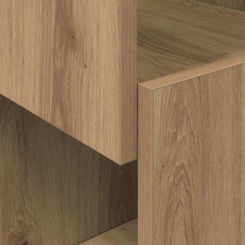 Madera contrachapada armario de esquina pequeño de almacenamiento interior 7