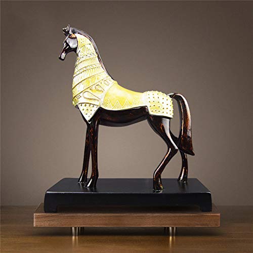 Statues Figurines Sculptures,Abstract Modern Horse Sculpture Animal Statue Art Statues Resin Crafts Decoration, Bookshelf, Living Room, Bedroom, Collection Handicraft Sculpture #TOP1