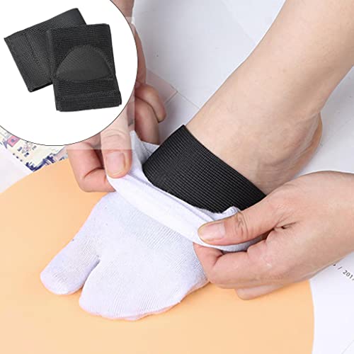 oshhni 2 peças de suporte do cinta atadura elástica almofada ortopédica confortável para pés ortopéd