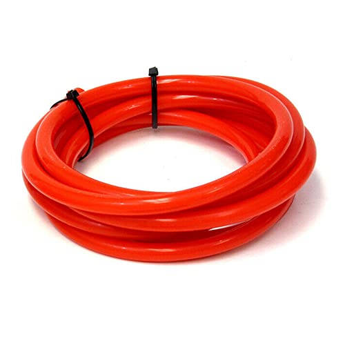 Image of HPS Performance (HTSVH95-RED) 3 /8 inch (9.5mm) ID Red High Temperature Silicone Vacuum Hose, 3mm Wall Thickness, 40 psi Maximum Pressure, 1' Length