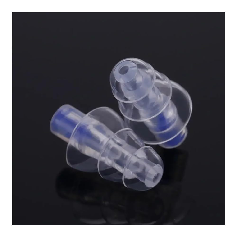 10 pares de tapones de silicona para audífonos, filtro de músico, reducción de ruido, protección auditiva, reutilizable, cuidado del sueño (negro)