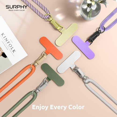 Image of SURPHY Phone Lanyard Crossbody, Phone Strap Crossbody with 2 Tether Tabs