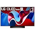 LG 48-Inch Class OLED evo C4 Series Smart TV 4K Processor Flat Screen with Magic Remote AI-Powered with Alexa Built-in (OLED48C4PUA, 2024),Black