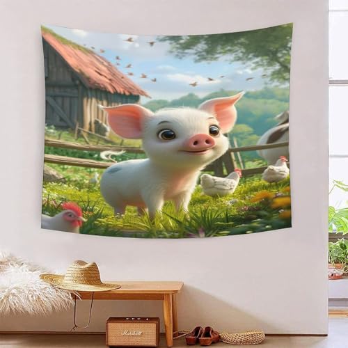 Tapisserie murale 3D 180x230cm grand format en tissu pour salon et chambre