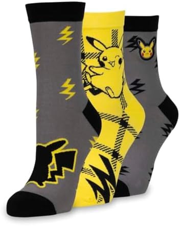 Pokemon Pokémon Center: Meias de tornozelo com estampas energizad...