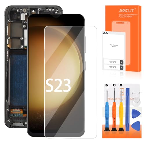 Image of INCELL for Samsung Galaxy S23 Screen Replacement for Samsung S23 LCD Digitizer SM-S911B SM-S911U LCD Display Touch Screen Assembly Black with Frame (No Fingerprint)