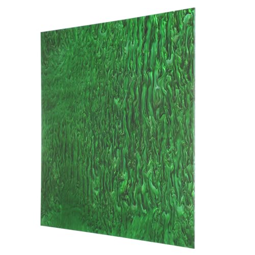 Image of MECCANIXITY 1 Pcs Glitter Pearl Acrylic Sheet,12 inch x 12 inch x 1 /8 inch Pearlescent Cast Pmma Plastic Sheets Extruded Translucent Blanks for DIY Art Crafting Laser Cutting & Engraving,Green