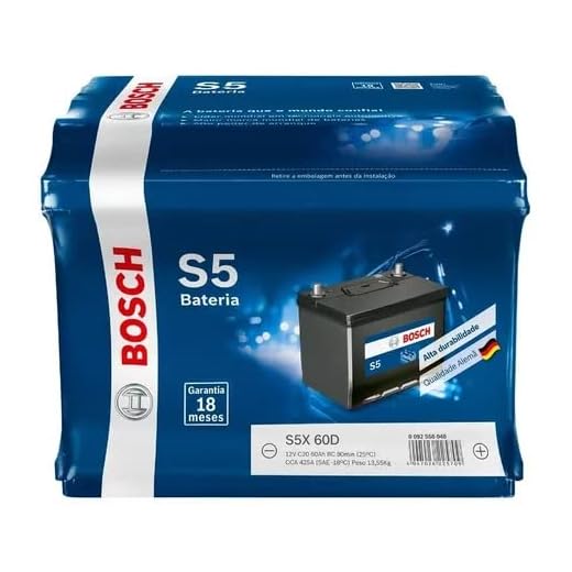 Bateria Bosch S5x60d 60 Ah Polo Direito