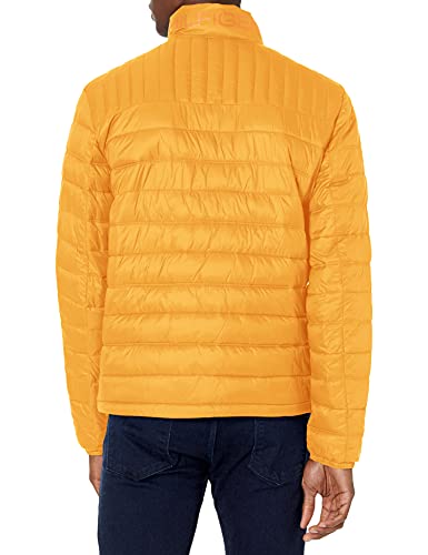 Image of Tommy Hilfiger Mens Embroidered Logo Puffer Jacket