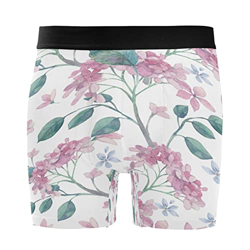 Bóxer para hombre Vnurnrn pack de 2 calzoncillos elásticos con estampado floral