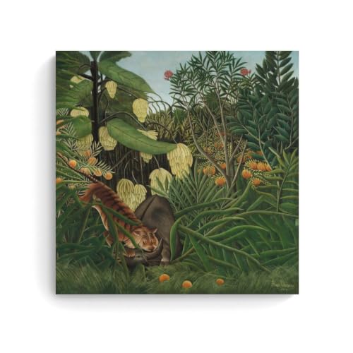 Lienzo de Henri Rousseau para revivir la fuerza de la naturaleza