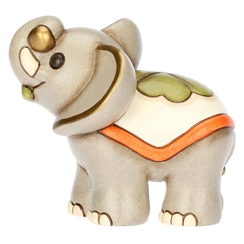 Éléphant Elly THUN en céramique décorée à la main version moyenne de 12 cm - 3