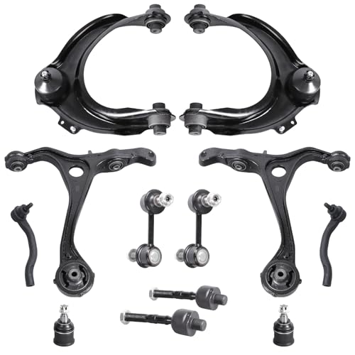 ALADICHE 12Pcs Control Arm Set Suspension Kit With Ball Joint Replacement For 2003-2007 Honda Accord,for 2004-2008 Acura TSX 2.4L