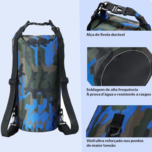 Bolsa Saco Mochila Estanque à Prova D'água Lorben 20 litros Acessório Esportivo Camping Praia - GT6