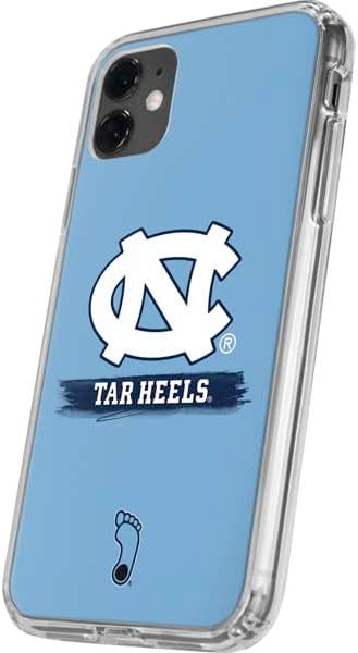 Skinit Clear Phone Case Compatible with iPhone 11 - Officially Licensed University of North Carolina UNC Tar Heels Design