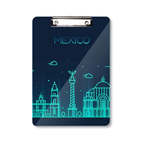 Porte-bloc Mexico A4 plaque arrière idéal pour vos réunions et prises de notes nomades