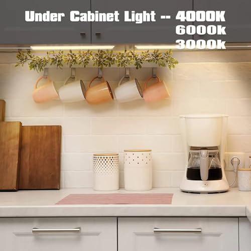 kikvi Under Cabinet Light, 3 Color Modes, 10 Brightness Levels - Image 4