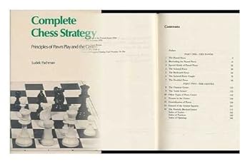 Hardcover Complete Chess Strategy: Principles of Pawn Play and the Centre Book