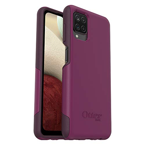 OtterBox Samsung Galaxy A12 Commuter Series Lite Case - Violet Way, Slim & Tough, Pocket-Friendly, with Open Access to Ports and Speakers (no Port Covers),